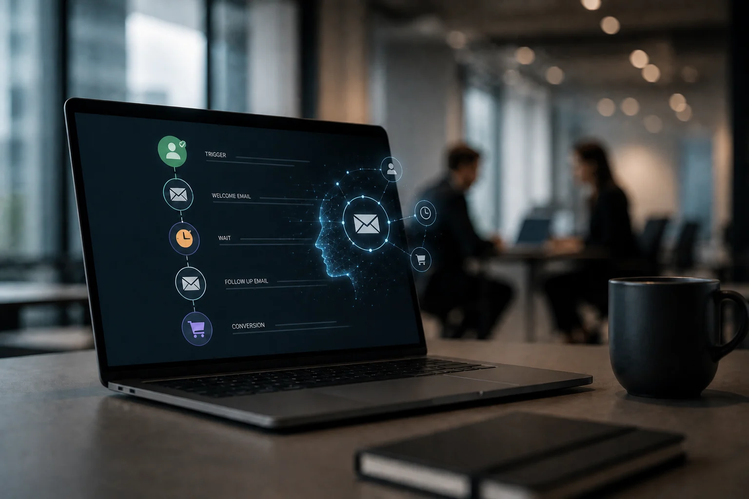 Digital email orchestration interface