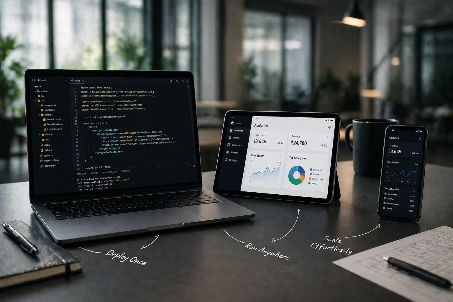 Hybrid app development
