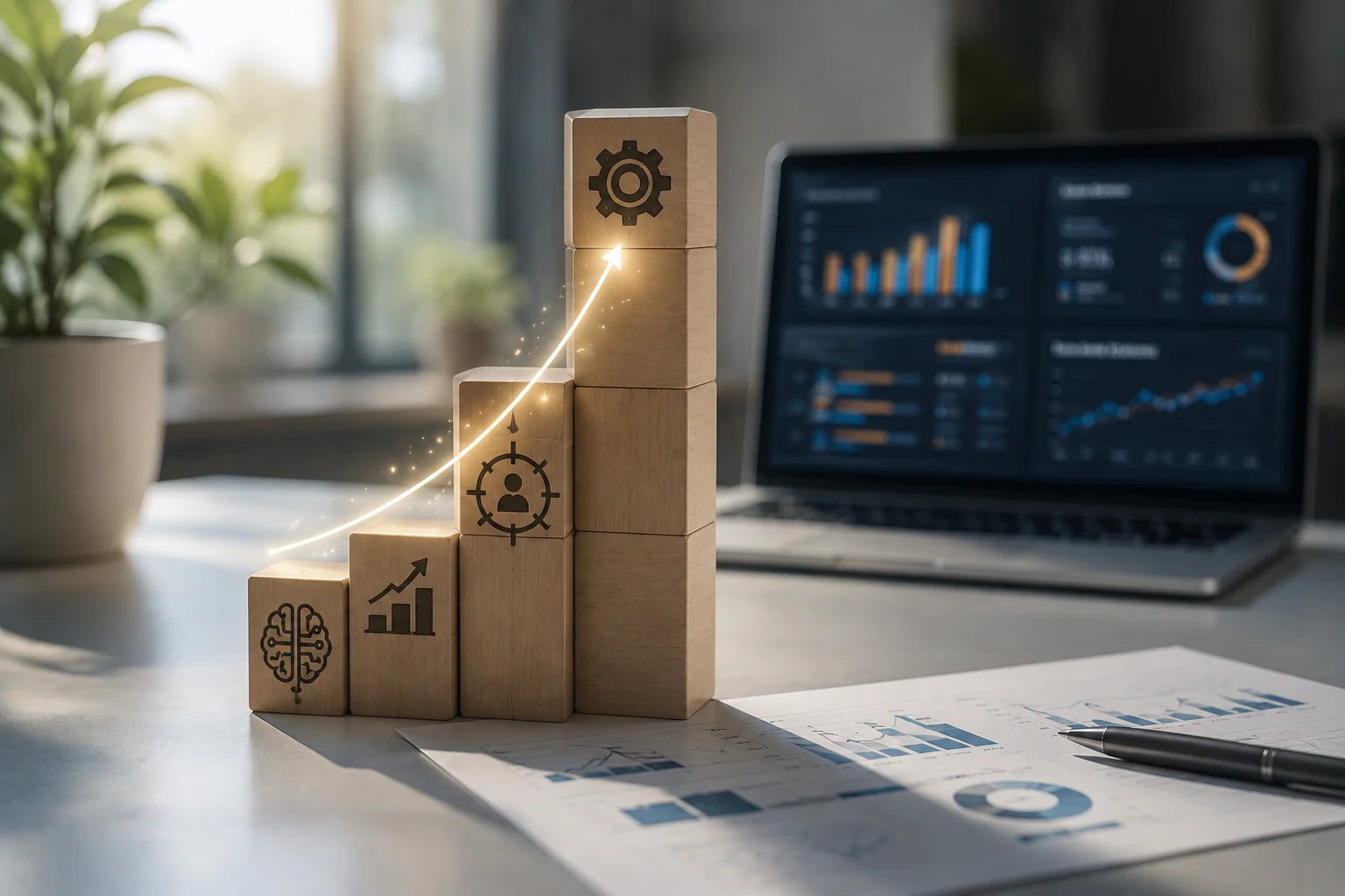 AI marketing dashboard