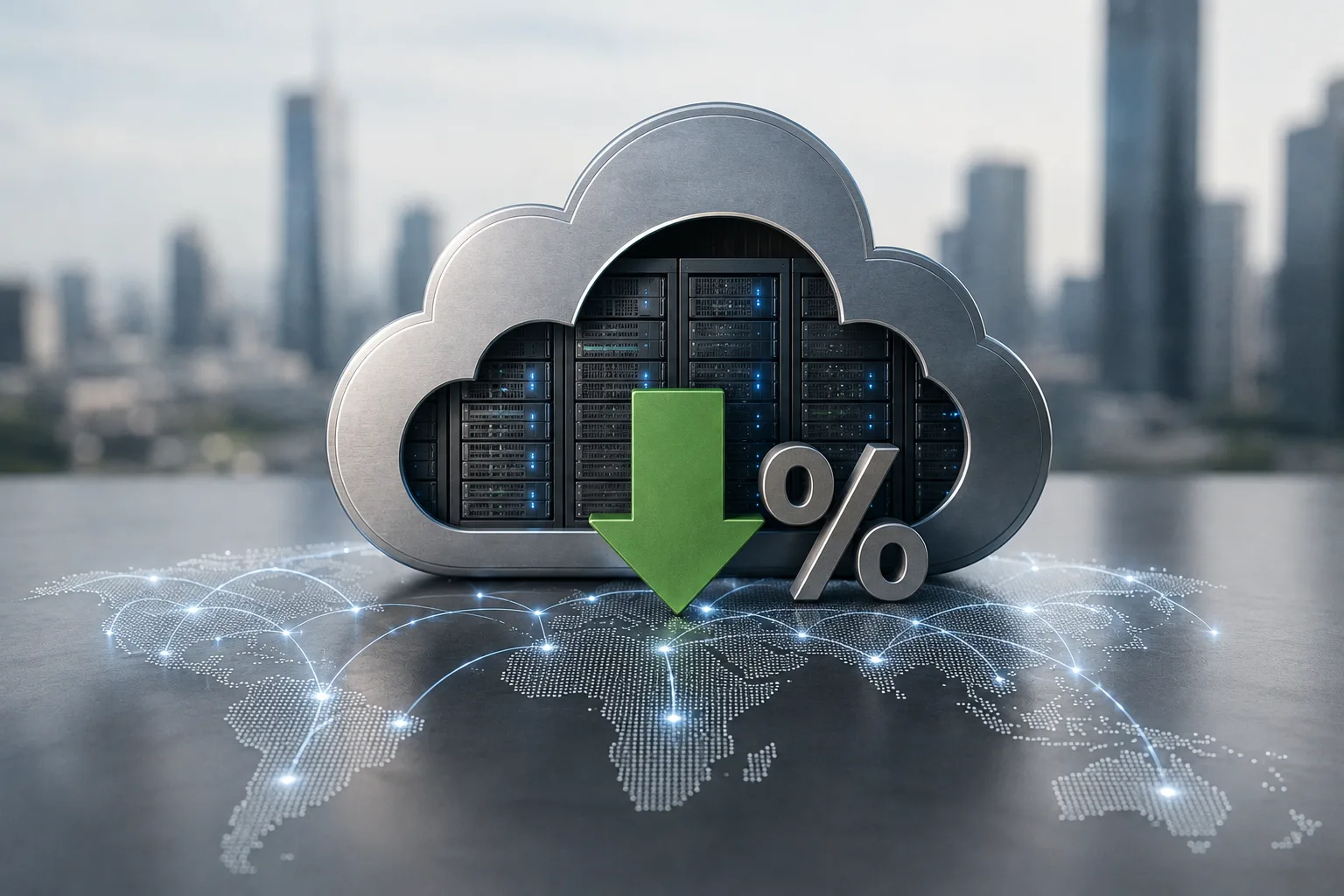 Cloud infrastructure visual