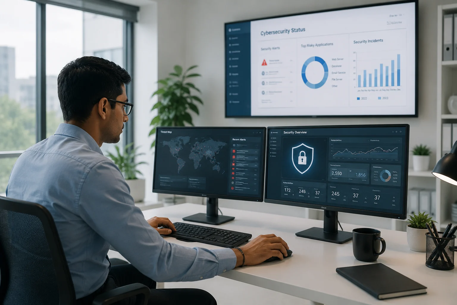 Enterprise cybersecurity protection system